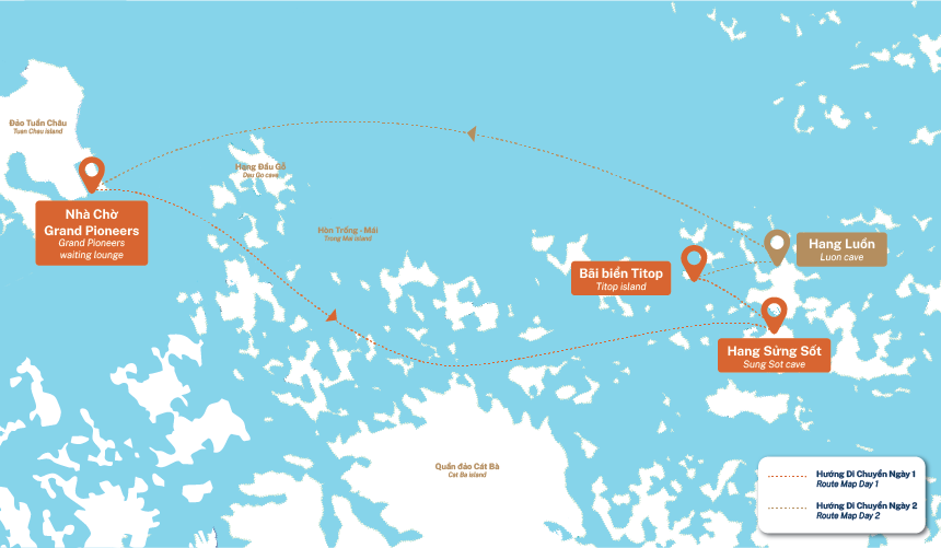 Iconic highlights of Ha Long Bay in a refined two-day escape