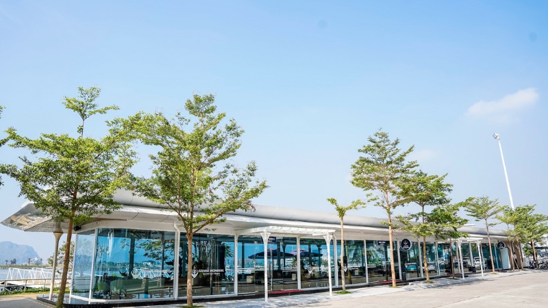 Tuan Chau International Marina check-in area